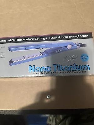 Nano Titanium-Plated Ionic Straightening Iron 1 3/4 In • $25.99