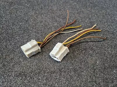 VW GOLF MK2 JETTA MK2 Headlight Connector Pair With Pigtails H4 • $25