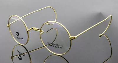 Rimmed Vintage Eyeglass Frames Spectacles Wire Round Retro Antique Rx Glasses K • $24.29