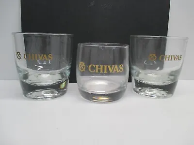 Chivas Regal Quality Drinking Glasses X 3. • $30