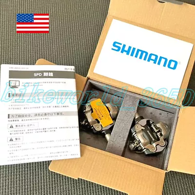 Shimano XT PD-M8100/M8020/M540 Race SPD XC MTB Bike Pedals Clipless Box • $67.90