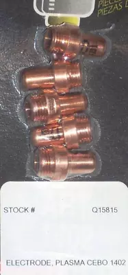 5 Genuine Cebora Plasma Cutting Electrodes 1402 Marquette Century Q15815 • $19.99
