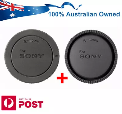 $9.99 • Buy Rear Body Lens Caps Sony FE E Mount Lens A6500 A6000 A7r III IV ALC-B1EM R1EM