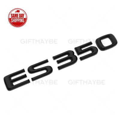$24.99 • Buy For Lexus Trunk Gloss Black ES 350 Letter Logo Badge Car Emblem Replace F-Sport