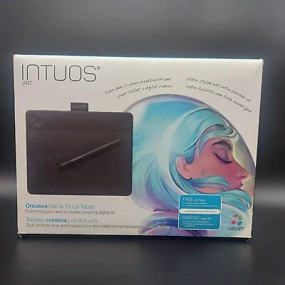 Wacom Black Small Intuos Art Pen & Touch Tablet With Extra Nibs  - CTH490/K • $30.97