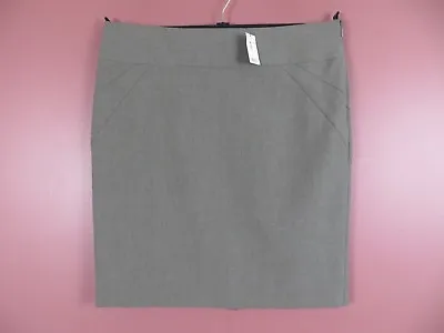 SK13085- NWT THE LIMITED Womens Polyester Viscose Pencil Skirt Brown Sz 12 • $16.91