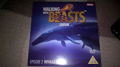 BBC's Walking With Beasts (Episode 2: Whale Killer) Sun Promo DVD • £3.20