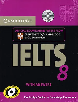 Cambridge IELTS 8 Book & CD's Set ESOL Examination Papers With Answers @NEW@ • £29.94