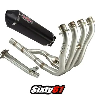 Voodoo Exhaust GSXR 600 750 2001-2005 Suzuki Performance Full System Black 4:1 • $562.13