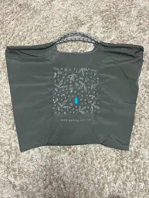 BALL & CHAIN X BLUE BOTTLE COFFEE Foldable Tote Eco Bag Embroidery Leaves UNUSED • $88.34