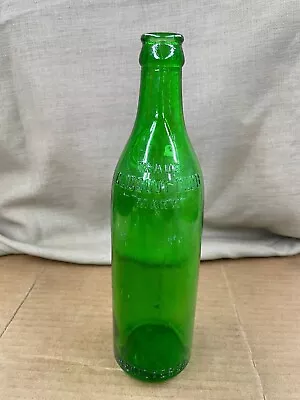 Vintage Green Clicquot Club Bottle Empty 10  Tall 2.5  Widest • $13.99