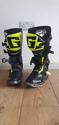 GAERNE SG12 MOTOCROSS BOOTS MX BOOT  Size 8.5 • $141.45