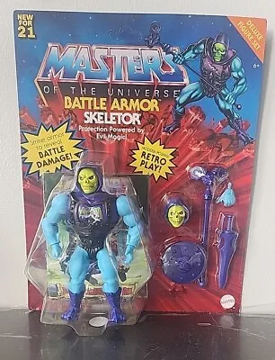 Masters Of The Universe Battle Armor Skeletor Action Figure • $16.99