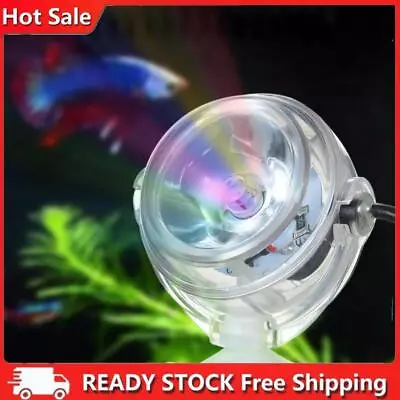 Mini Waterproof Aquarium LED Spotlight Fish Tank Underwater Lamp (Colorful • $14.64