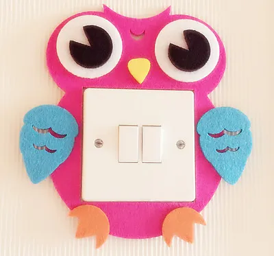 £4.99 • Buy Super Cute 3D Owl Light Switch Wall Sticker Kids Boys Girls Nursery Bedroom