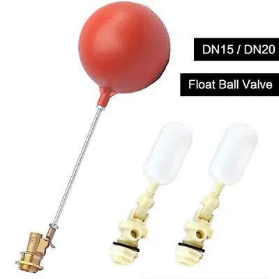 £9.74 • Buy Water Tank Float Valve Ball Cock UK Plastic Brass Float Ball Valve Ball Cock