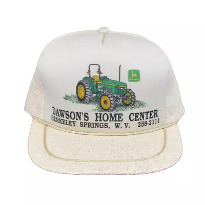 Vintage John Deere Tractor West Virginia Foam Mesh Snapback Trucker Hat Cap • $17.54