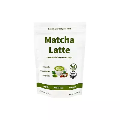 Organic Matcha Latte Sweetened With Coconut Sugar 8 Oz • $14.99