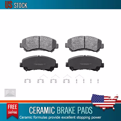 Front Ceramic Brake Pads With Hardware For Juke Nismo RS Sentra SE-R Maxima • $30.63