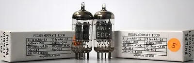 ECC83 Philips Miniwatt Dc ▲1K4 Made In Holland 1 Match Pair 2 Pcs • $159