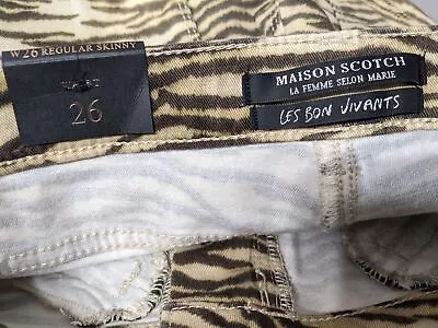 Maison Scotch NWT Women's Size 26 Skinny Jeans Brown • $16