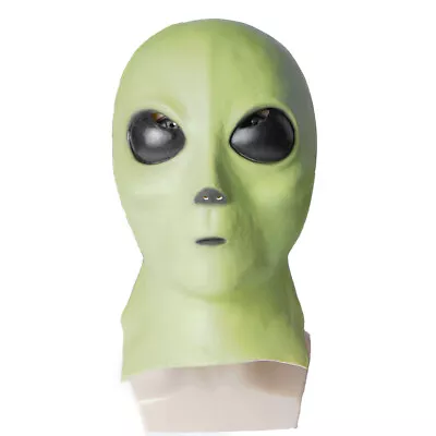 UFO ET Latex Mask Cosplay Prop Soft Emulsion Masks For Halloween Party • $21.08