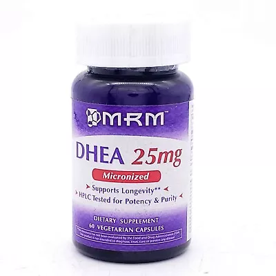 MRM DHEA 25 Mg 60 Vegan Capsules • $9.50