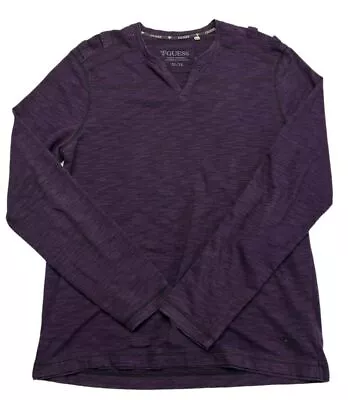 Guess Purple Long Sleeve High Quality Excellent Cond Mens Size XL 22x28 • $17