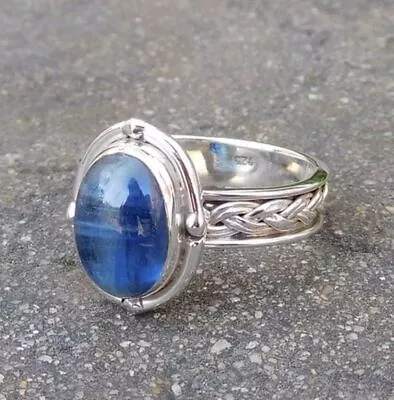 Kyanite Gemstone 925 Sterling Silver Ring Mother's Day Jewelry SE-833 • $14.39