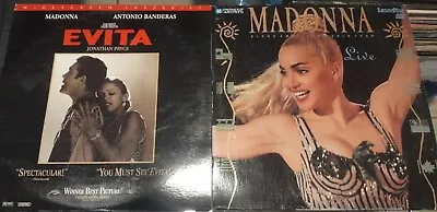 Madonna Lot Of Two.  LaserDisc • $25