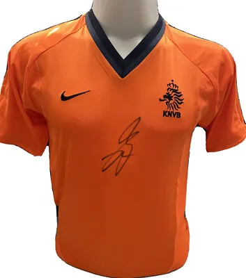 Signed Edwin Van Der Sar Holland Netherlands Home Shirt Manchester United Ajax • £99.99