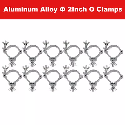 12X Stage Par Light Clamps Hook For DJ Truss Lighting O Clamp 2  Aluminum Alloy • $41.98