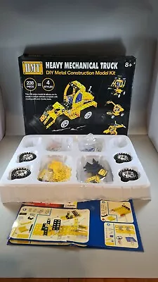 HMT DIY METAL CONSTRUCTION KIT. Heavy Mechanical Truck In Box 238 Piece Set  • £8