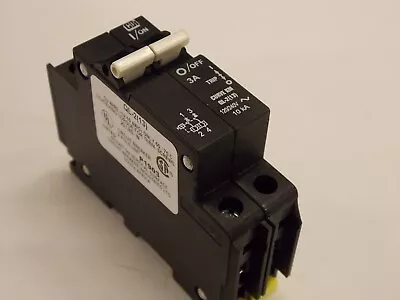 New CBI ASI QL213DMKM03 2 Pole 3A DIN Mount Circuit Breaker  M6 • $17.10