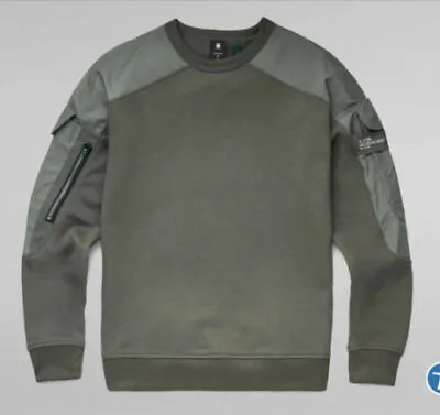 G-Star Raw Men’s Container Sweatshirt Gray $150 New • $89.99