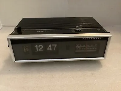 Vintage Panasonic Flip Clock Fm-am Digital Clock Tested Radio Clock Works • $69.99