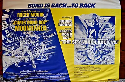 James Bond The Moonraker Bond Is Back Poster 40 X 30 *BONUS 8X10 PRINT  • $72.19