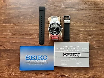 $449 • Buy Seiko Prospex Watch - SNE573 Solar Dive Sapphire Watch Rare!