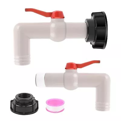 3X Industrial Plastic IBC Container Tap Adapter For High Quality Liquid Transfer • £16.67