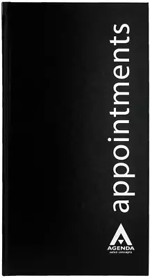 £13.99 • Buy Agenda Appointment Book 3 Assistant Black, Fast Shipping