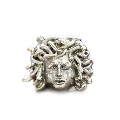 Medusa Snake Hair Ring Gorgon Man Sterling Silver 925 Biker Gothic Viking Cobra  • $75