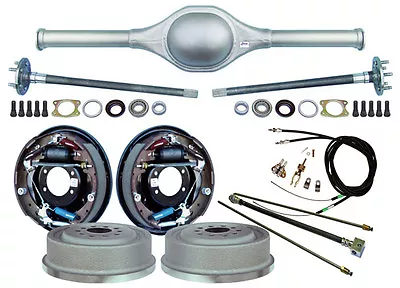 Currie 9  Ford 60  Street Rod Rear End & 11  Drum Brakeslinesparking Cables++ • $2299.99