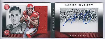 2014 Playbook Team Photo #167 Aaron Murray Jersey Autograph Booklet RC #23/25 • $19.78