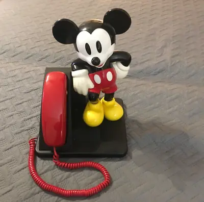 Vintage WALT DISNEY MICKEY MOUSE Landline Telephone Retro 90’s • $8