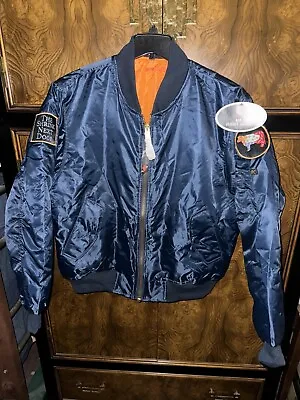 Nwt Mens The Shrink Next Door Will Ferrell Rothco MA-1 Flight Jacket L Promo! • $16.95