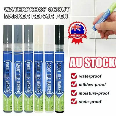 Grout Pen Tile Paint Marker: 4 COLOR - Waterproof Grout Colorant And Sealer PeKJ • $8.96