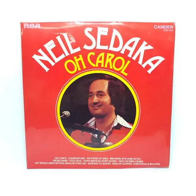 Neil Sedaka Oh Carol Vinyl LP Record Compliation Stereo Pop RCA Camden CDS 1147 • £7