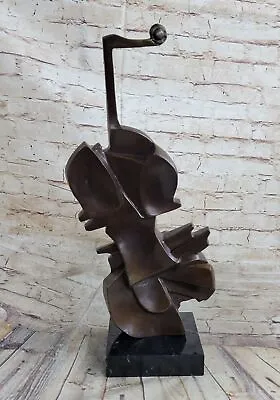 Art Dali Bronze Music Art Violin Statue Figure Italian Musician Instrument • $209.65