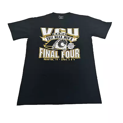 Men’s VCU Rams Champion Black Tee Shirt Size M Virginia Commonwealth 2011 • $19.90