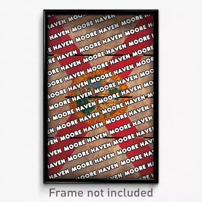 Moore Haven Florida Poster (FL City Souvenir 11x17 Town Print) • $24.99